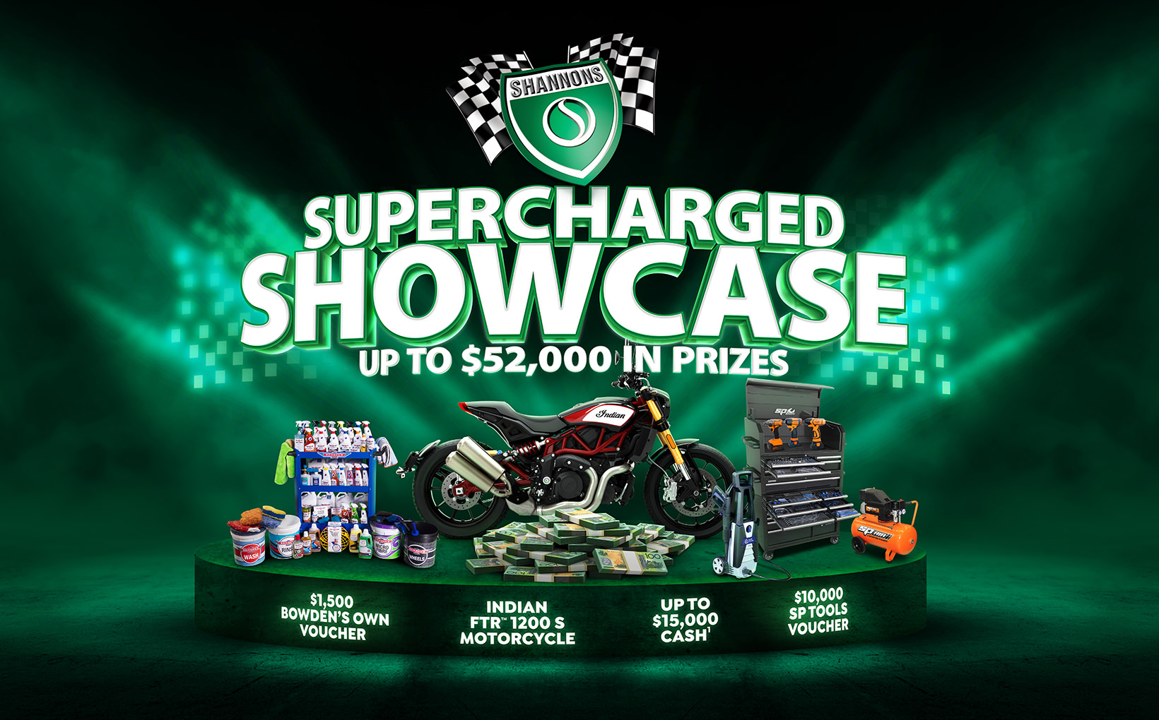 Win a Supercharged Showcase