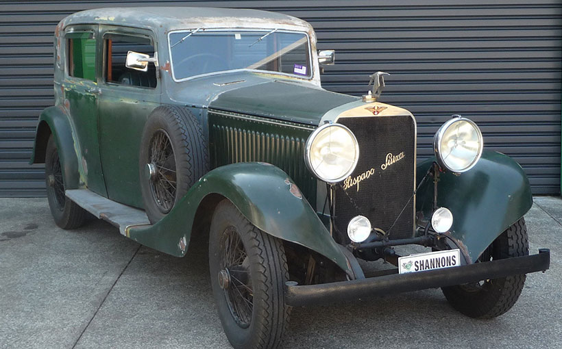 Superb Hispano-Suiza for Shannons Sydney Sale