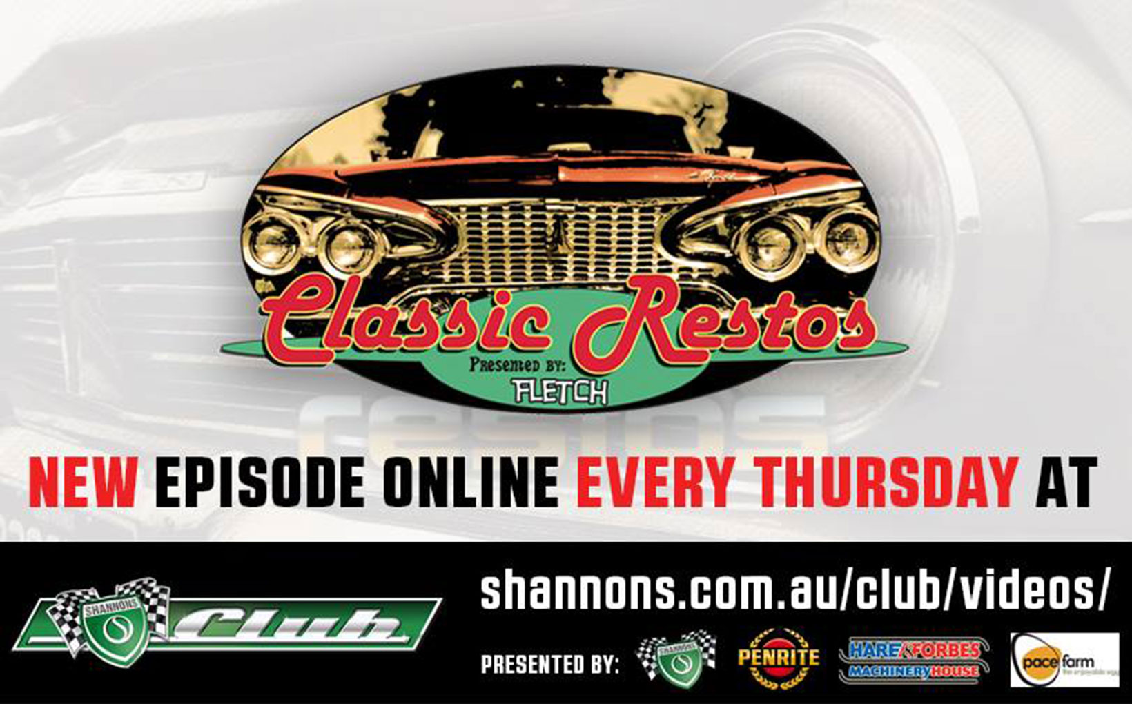 Classic Restos TV - Now Exclusive to Shannons Club