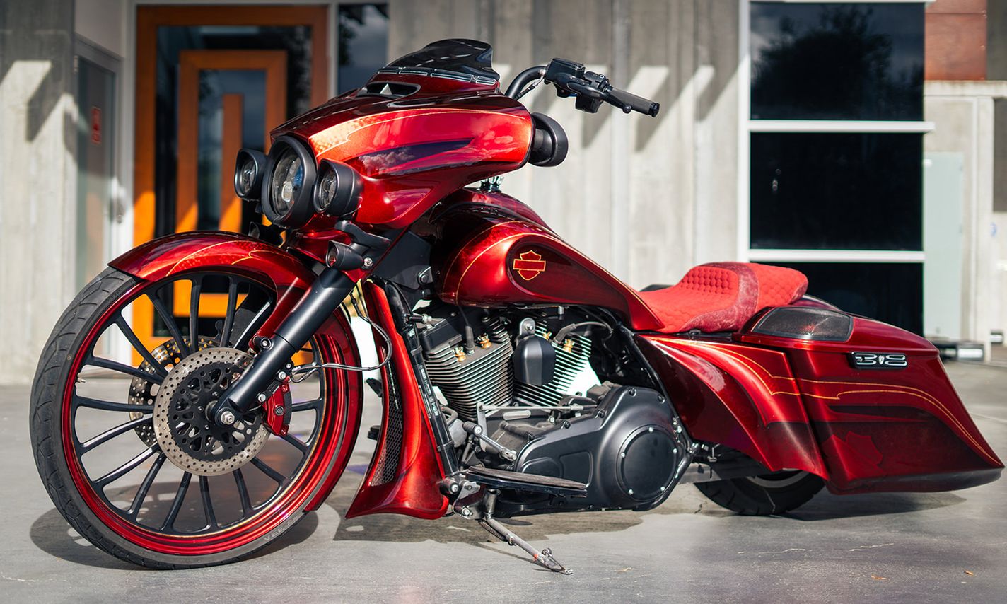 Nathan’s Harley-Davidson Bagger: The Ultimate Candy Apple Red