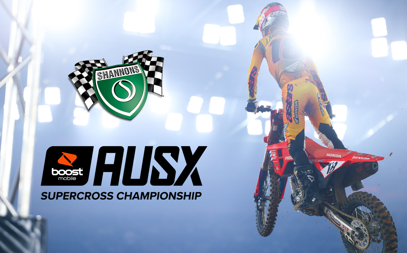 Shannons Becomes Official Partner of Boost Mobile AUSX Supercross Championship 