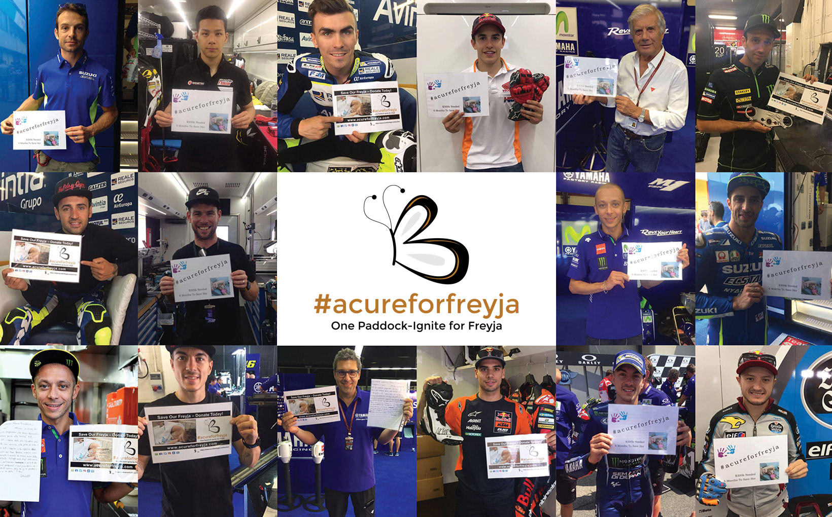 MotoGP Stars come to the aid of Freyja with an Exclusive Online Fundraising Auction