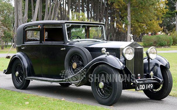 'Manor Born' Rolls tops Shannons Melbourne Auction