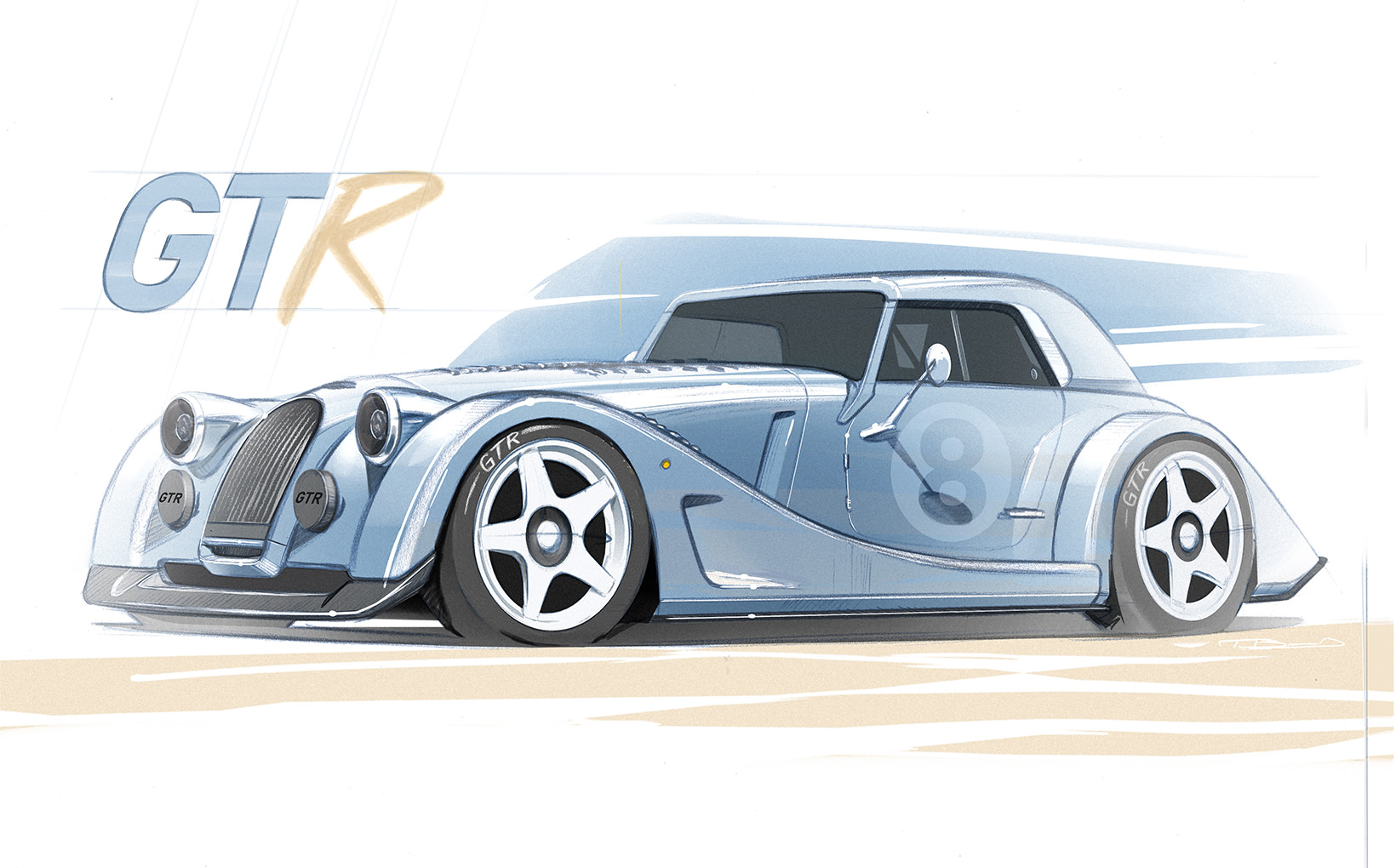 Morgan is recycling a batch of unused chassis to create the V8-powered Plus 8 GTR