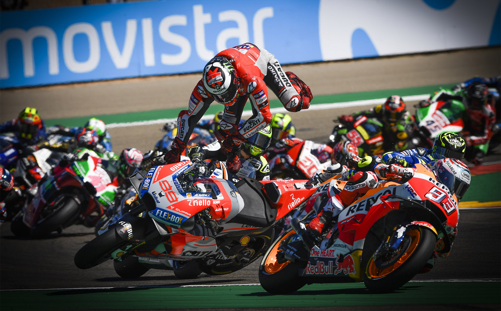 Marquez dominates, Yamaha struggles and Lorenzo gets ejected from his seat!