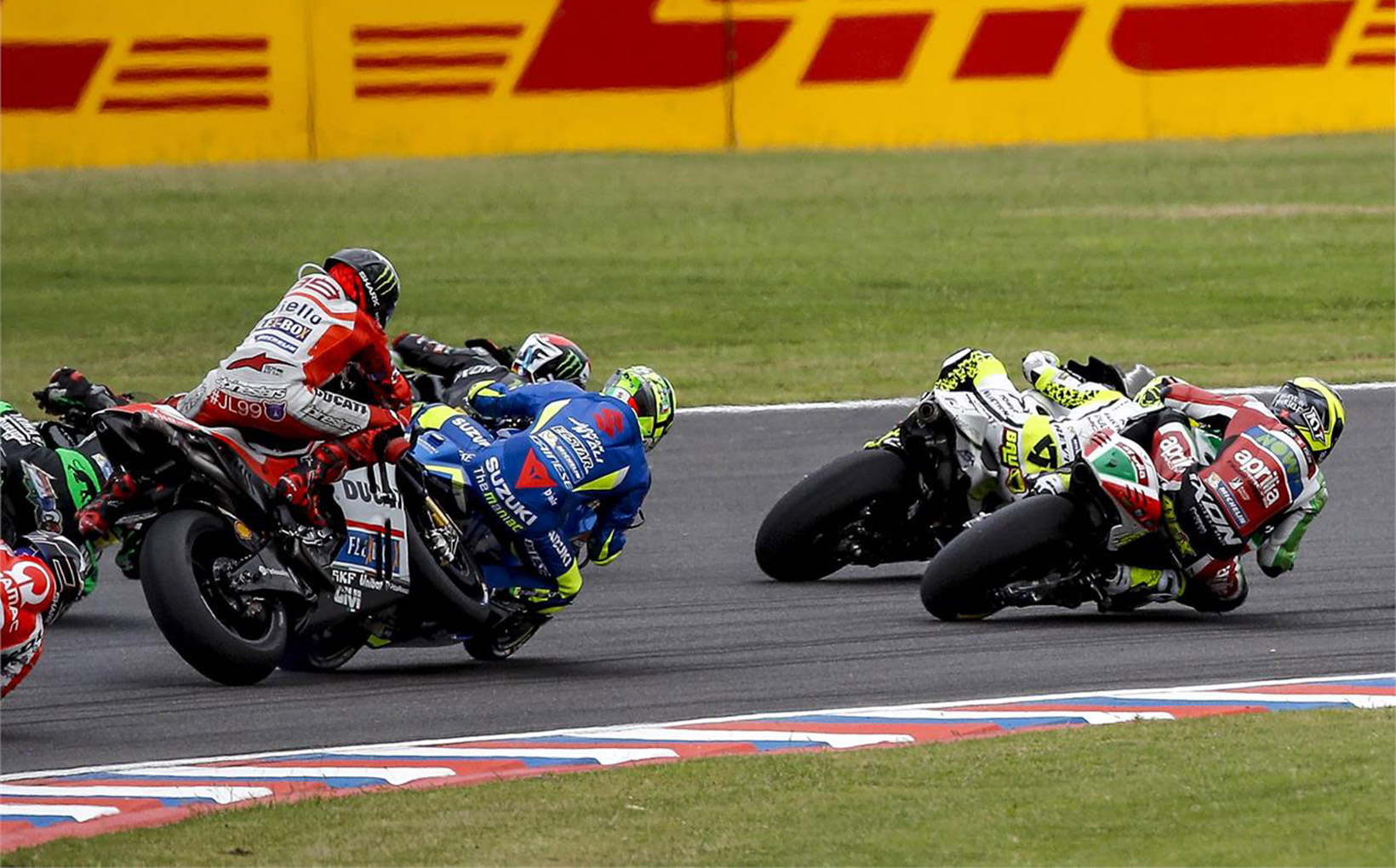 Maverick Vinales masters Argentina with a win whilst Marquez crashes out after leading!