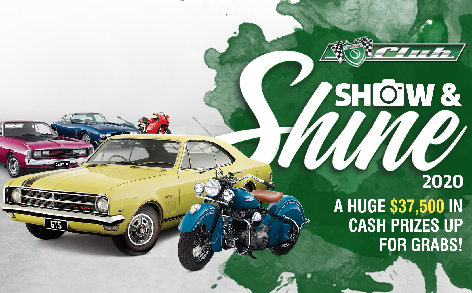 2020 Shannons Club Show & Shine Competition - $37,500 in Cash Prizes!