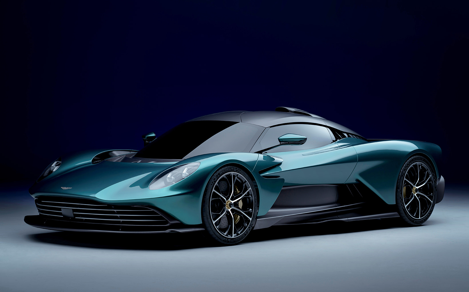 Aston Martin tears the covers off its first series production mid-engine car, the Valhalla.