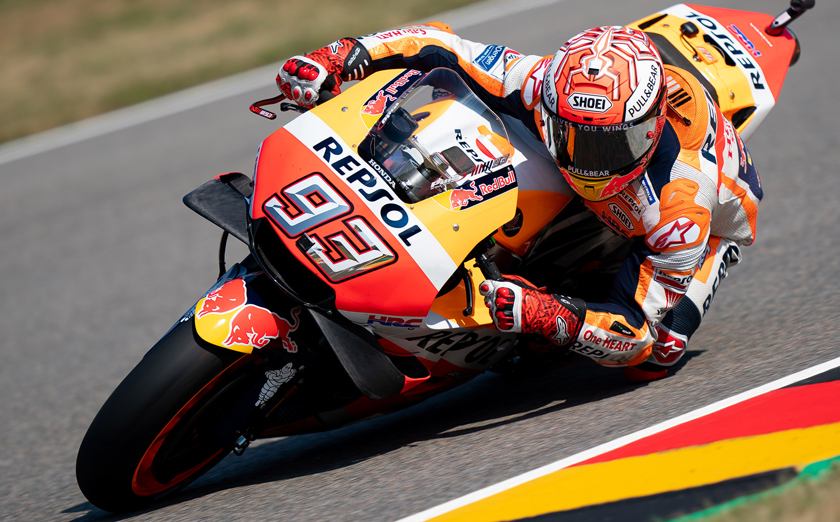 Marc Marquez 9 from 9 at the German Grand Prix