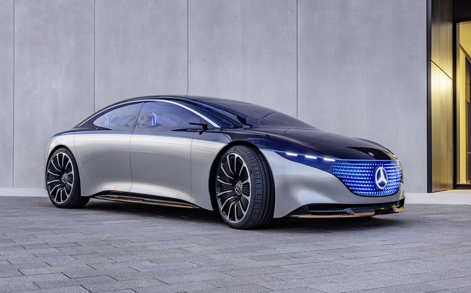 Mercedes blends electric power with opulent luxury in Vision EQS concept