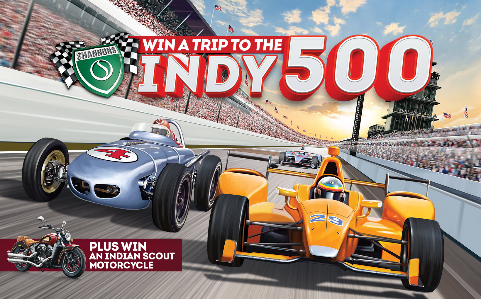 Win a Trip to the Indy 500! Plus, an Indian Scout Motorcycle
