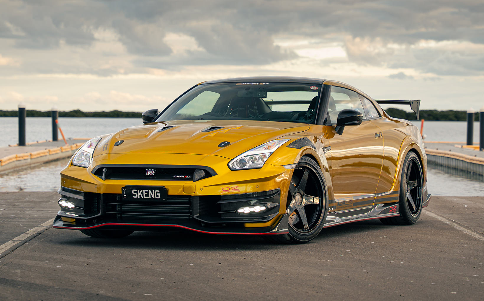 Pure Gold Candy: Aria Mokhberi&rsquo;s 2008 Top Secret Nissan R35 GT-R