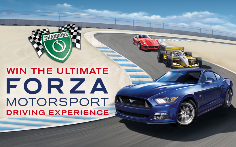 Shannons & Forza Motorsport 6 team up for the Ultimate Driving Experience