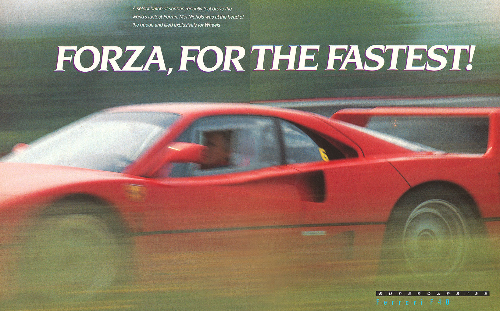 Ferrari F40: Forza the Fastest 