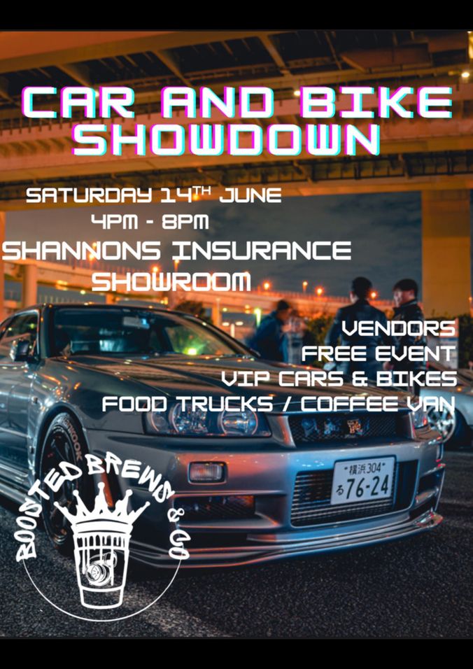 Boosted Brews & Co - Car & Bike Showdown