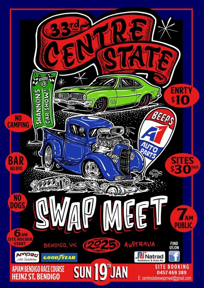 CENTRE STATE SWAP MEET & SHOW/SHINE