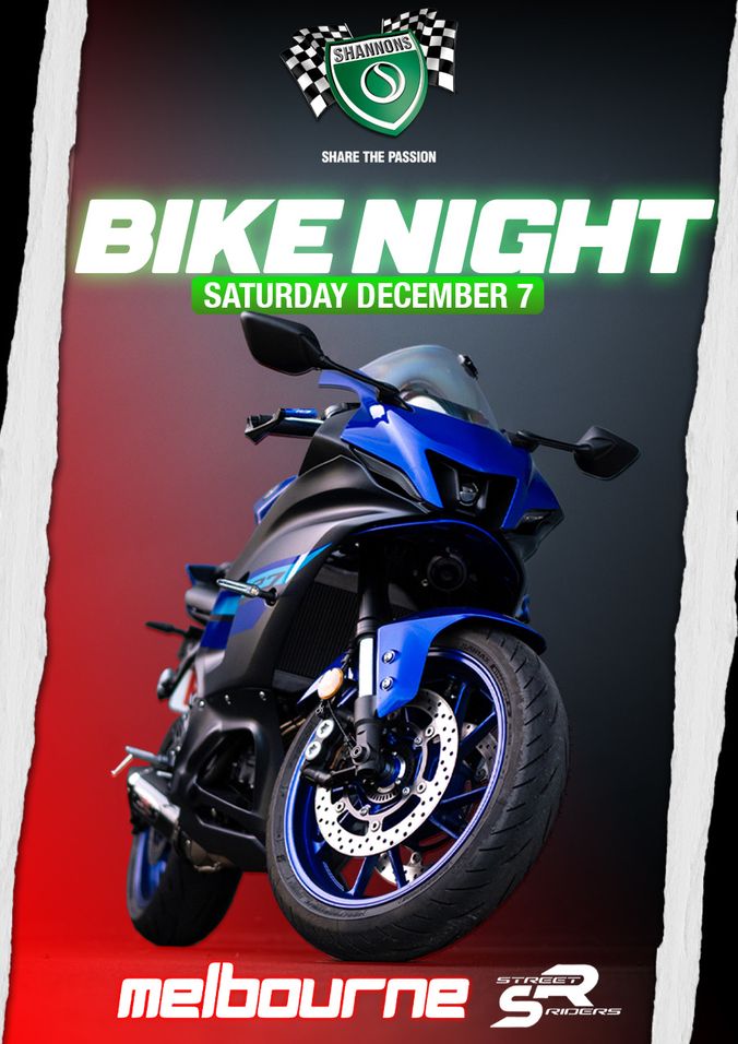 Shannons Bike Night - Melbourne