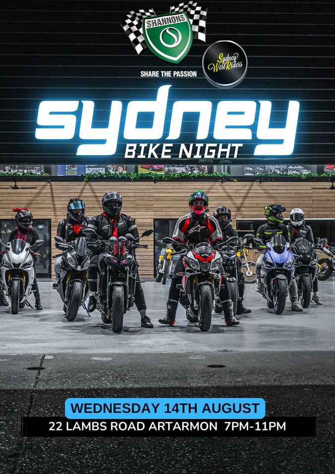 Sydney West Riders - Sydney Bike Night
