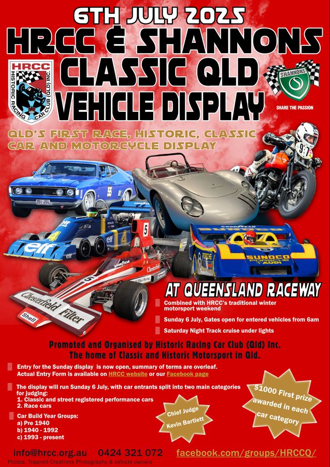 HRCC & SHANNONS - Classic Qld Vehicle Display