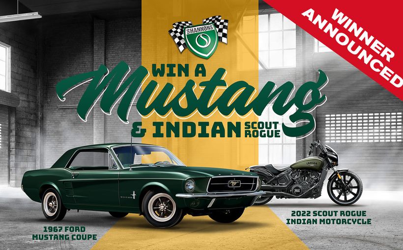 Mustang and Indian Motorcycle Competition Winner Announced 
