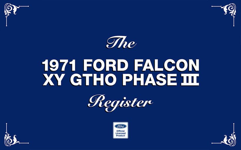 New book about the fastest four-door production sedan in the world: The 1971 Ford Falcon XY GTHO Phase III 