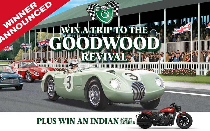 Goodwood Revival and Indian Motorcycle Competition Winner Announced