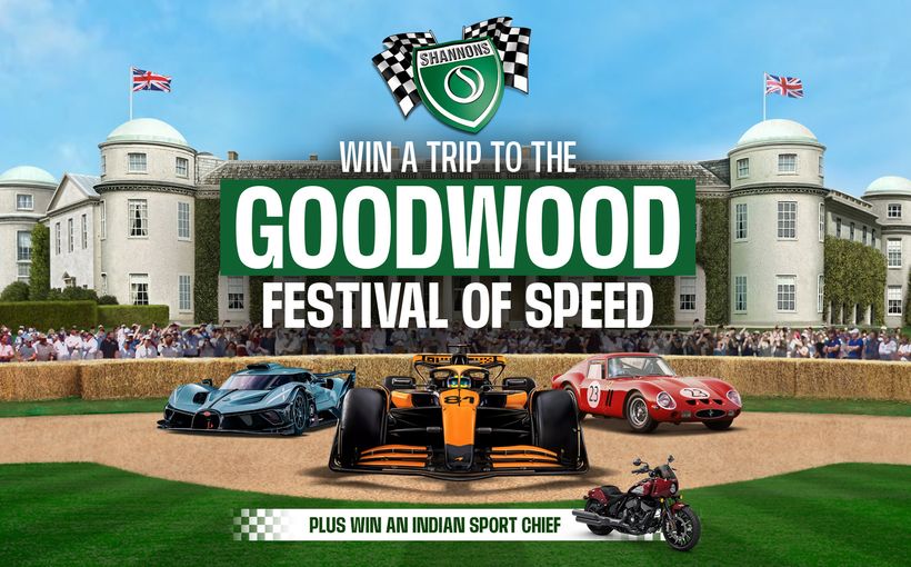 Win a Trip to the Goodwood Festival of Speed and an Indian Motorcycle Sport Chief with Shannons