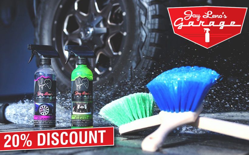 Jay Leno's Garage Advanced Vehicle Care Discount Offer