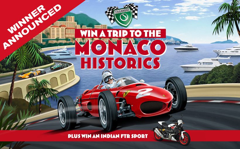 Monaco Historics and an Indian Motorcycle Competition Winner Announced