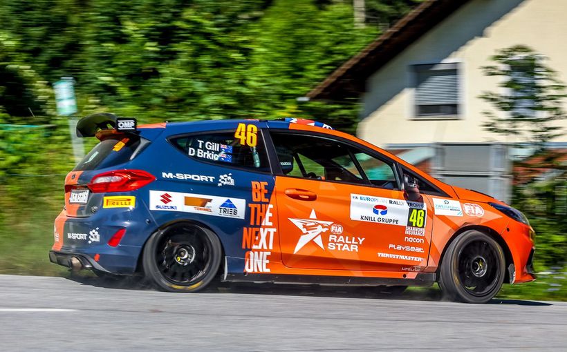 Gill & Brkic take third place in Rally Weiz