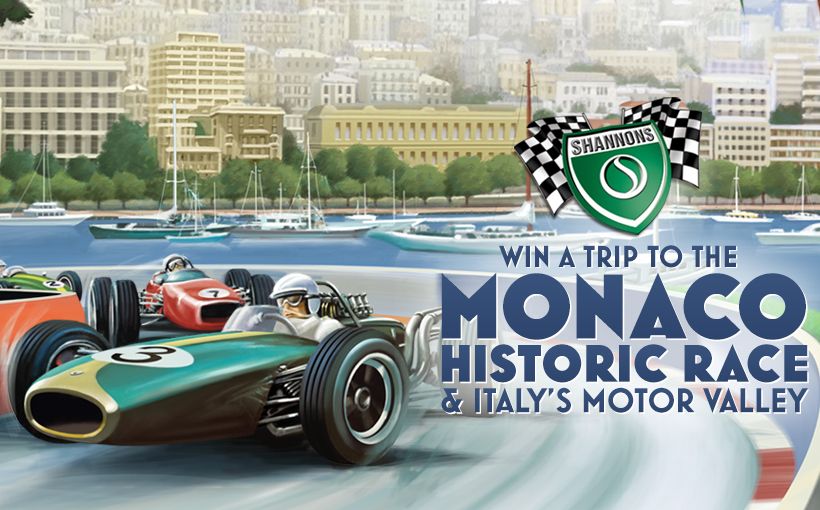 Win a trip to the 2016 Monaco Historic Race & Italy’s Motor Valley