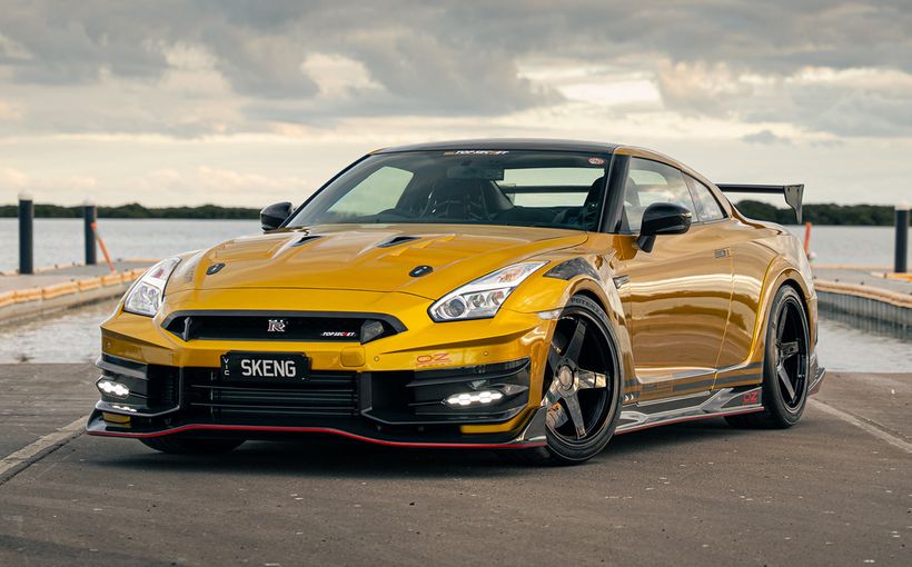 Pure Gold Candy: Aria Mokhberi’s 2008 Top Secret Nissan R35 GT-R