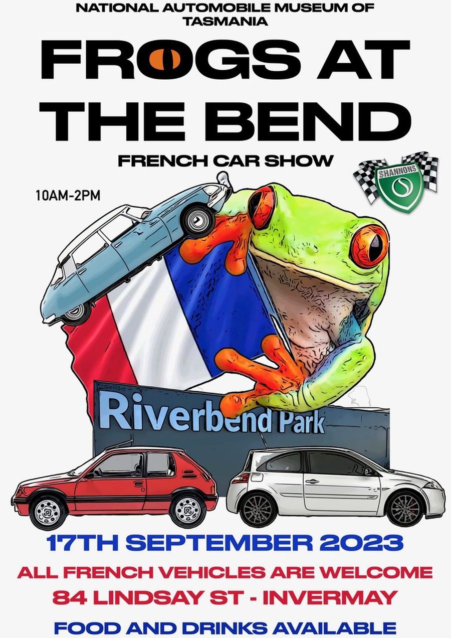 Frogs at The Bend - French Car Show - Shannons Club